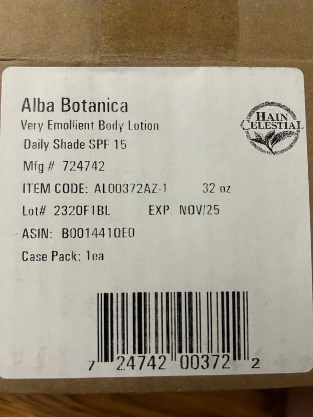 Alba Botanica very emollient